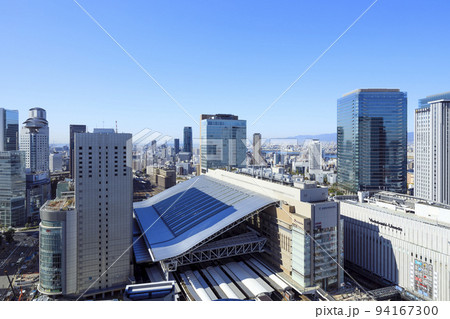 大阪市北区梅田 青空の大阪駅 大阪市北区梅田 青空の大阪駅 94167300