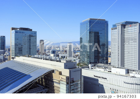 大阪市北区梅田 青空の大阪駅 大阪市北区梅田 青空の大阪駅 94167303