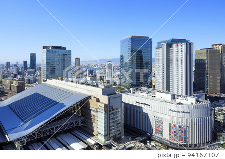 大阪市北区梅田 青空の大阪駅 大阪市北区梅田 青空の大阪駅 94167307