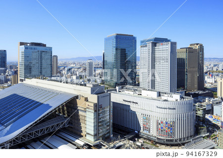 大阪市北区梅田 青空の大阪駅 大阪市北区梅田 青空の大阪駅 94167329
