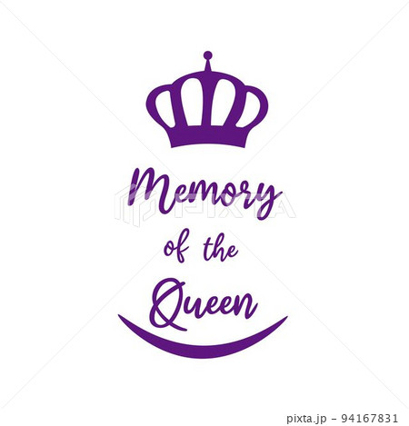 Queen Elizabeth II death memorial poster. 08 September 2022 UK, London. Years of life 1926-2022. 94167831