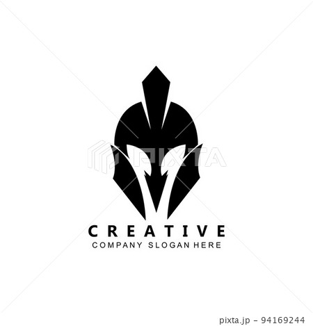 war helmet spartan logo vector symbol 94169244