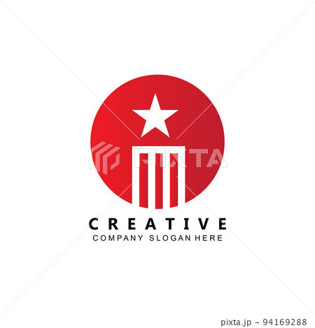 business pillar column logo vector symbol icon 94169288
