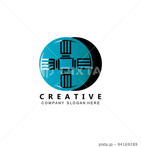 business pillar column logo vector symbol icon 94169289