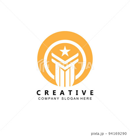 business pillar column logo vector symbol icon 94169290
