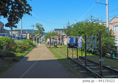 小樽　旧国鉄手宮線／小樽・鉄路・写真展 94170322