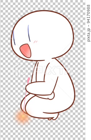 【花火】しゃがんで線香花火を持つキャラクター【風物詩】 【花火】しゃがんで線香花火を持つキャラクター【風物詩】 94170988
