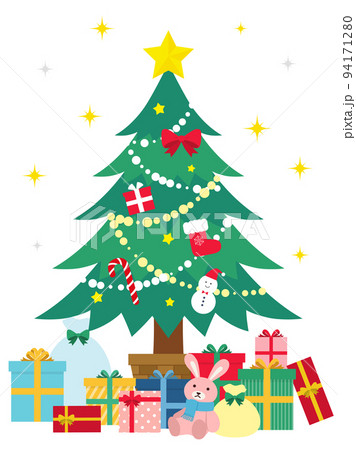 クリスマスツリーとプレゼント 94171280