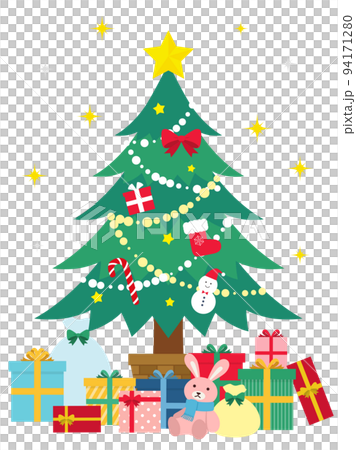 クリスマスツリーとプレゼント 94171280
