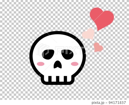 cute skull illustration 94171837