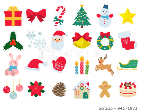 クリスマスアイコンセット 94171973
