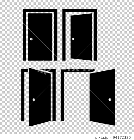 Door Icon Set: Vector 94172320