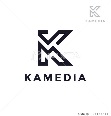 Abstract Letter KM or MK Logo Design Template. Creative elegant vector sign design for corporate business identity Abstract Letter KM or MK Logo Design Template. Creative elegant vector sign design for corporate business identity 94173244