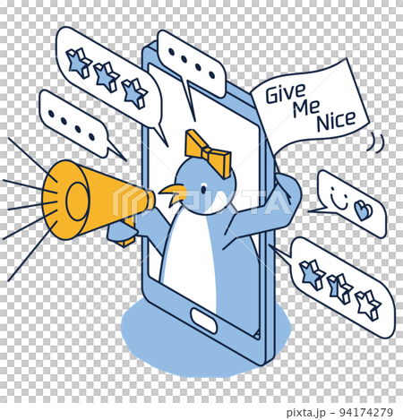 高い影響力を持ちスマホから広範囲に拡散しているインフルエンサー 高い影響力を持ちスマホから広範囲に拡散しているインフルエンサー 94174279