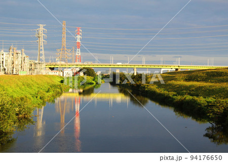 新河岸川東京外環自動車道付近 94176650
