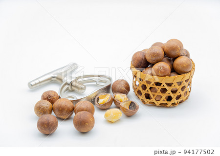 殻付きマカダミアナッツとナッツ割り器 94177502