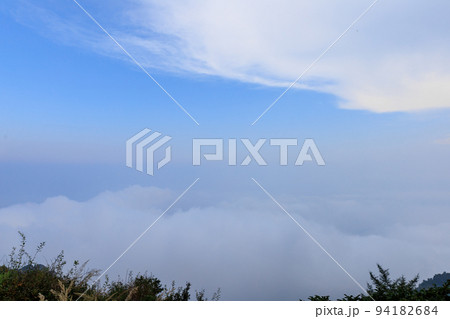 cloud sea of baihua mountain of Beijing China cloud sea of baihua mountain of Beijing China 94182684