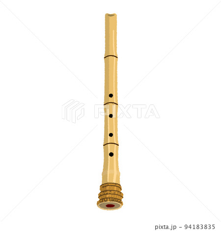 Shakuhachi illustration - Stock Illustration [94183835] - PIXTA