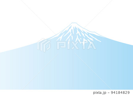日本の景色 富士山 和風のお洒落なイラスト 年賀状 背景素材 94184829