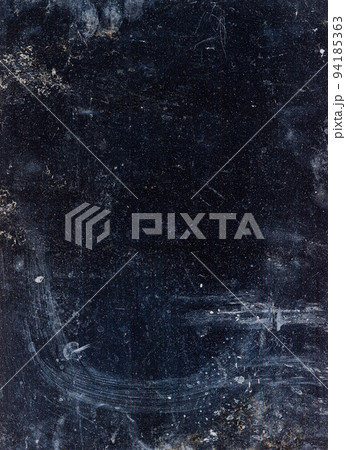 Dust scratches texture. Weathered overlay. Grunge effect. Blue beige smeared dirt grain stains on aged rough dark abstract illustration background. Dust scratches texture. Weathered overlay. Grunge effect. Blue beige smeared dirt grain stains on aged rough dark abstract illustration background. 94185363