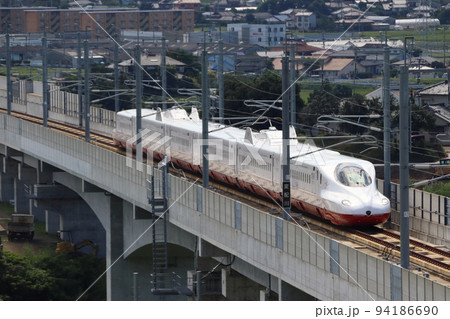開業前の西九州新幹線N700S系（2022年9月：試運転列車） 94186690