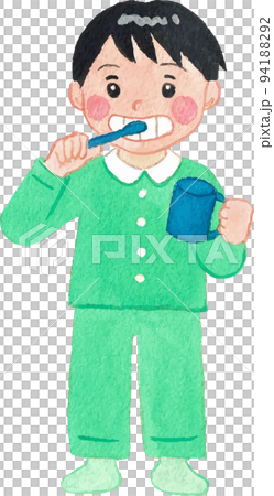 小學生用水彩刷牙 小學生用水彩刷牙 94188292