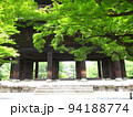 南禅寺三門と青もみじ 94188774