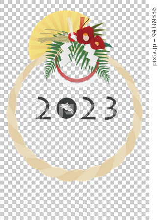 2023年卯年年賀素材 94189336
