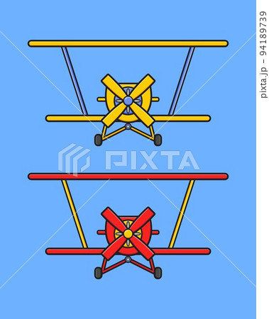 Cute aero plane cartoon icon illustration Cute aero plane cartoon icon illustration 94189739