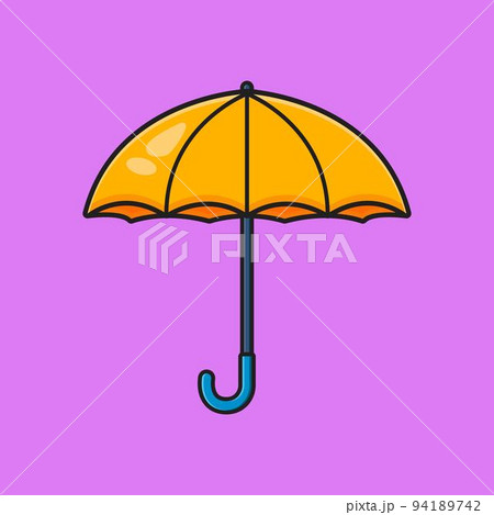 Cute umbrella cartoon icon illustration Cute umbrella cartoon icon illustration 94189742