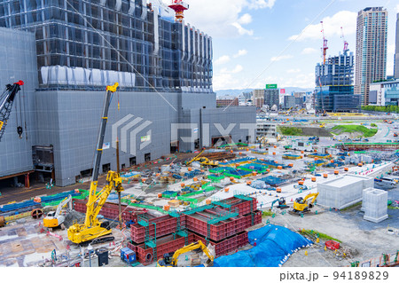 大阪市　工事中のうめきた2期地区 94189829