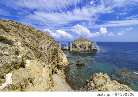 Island of Isleta del Moro, Cabo de Gata-Nijar Natural Park, Spain Island of Isleta del Moro, Cabo de Gata-Nijar Natural Park, Spain 94190506