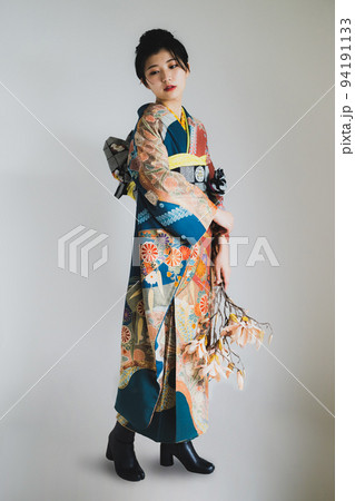 振袖　ショートヘア 94191133