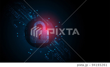 Secure digital space. Virtual confidential, programming protection. 94193261