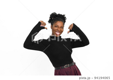 Portrait of proud African American woman 94194065