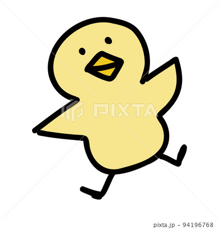 ひよこのイラスト　正面　ヒヨコ 94196768