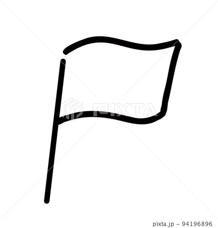 旗　アイコン風　イラスト 94196896
