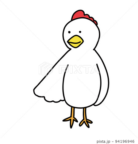 ニワトリ　指差し　鶏 94196946