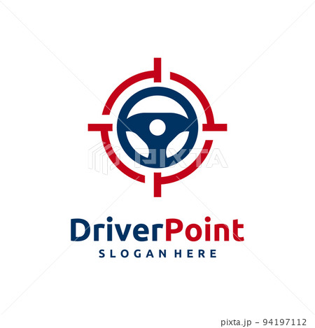 Driver point logo vector. Road directions logo template concept. 94197112