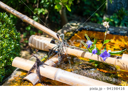 【#奈良】元興寺のつくばい03 94198416