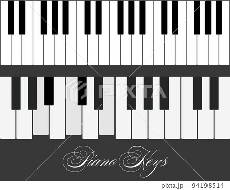 Piano keys template Piano keys template 94198514
