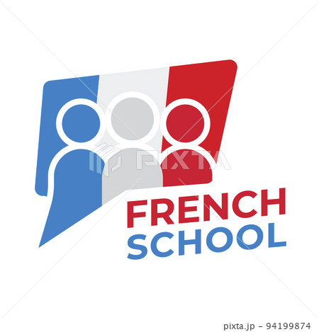 Vector logo of the French language school 94199874