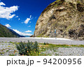 High-mountain section of the highway. 94200956