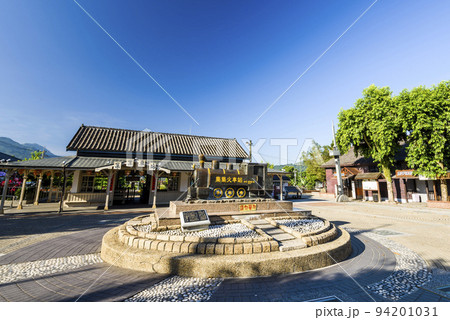 The wooden building view of Jiji railway station in Nantou, Taiwan. It is a famous tourist attraction in Nantou County. 94201031