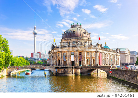 Museum Island and view on the bridge over the river Spree, beautiful panorama of Berlin, Germany Museum Island and view on the bridge over the river Spree, beautiful panorama of Berlin, Germany 94201461