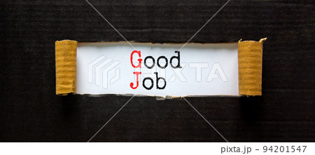 GJ good job abbreviation symbol. Concept words GJ good job on white paper. Beautiful black background. Copy space. Business and GJ good job concept. GJ good job abbreviation symbol. Concept words GJ good job on white paper. Beautiful black background. Copy space. Business and GJ good job concept. 94201547