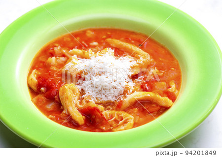 tripe and tomato soup with parmesan cheese 94201849