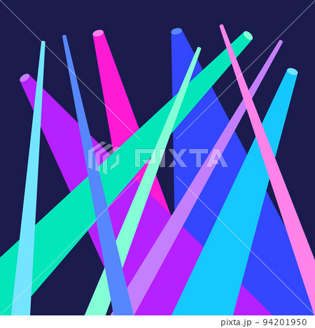 Illustration of color spotlights. Image for party flyer. Illustration of color spotlights. Image for party flyer. 94201950