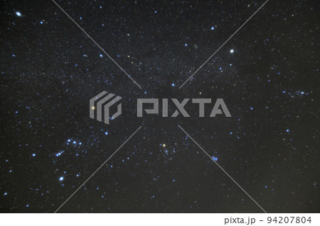 冬の星座オリオン座周辺の星野写真 94207804