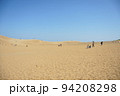 広大な青空と砂漠 94208298